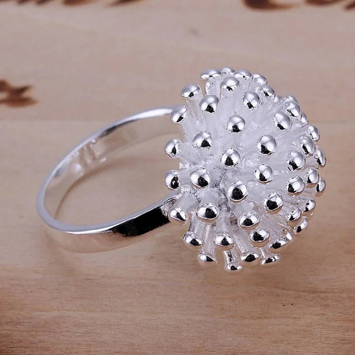 925 Sterling Silver Noble Design Ring – Unisex Fashion Party Jewelry Gift - VeauBeauty
