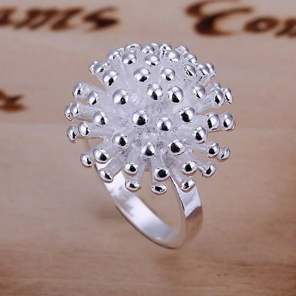 925 Sterling Silver Noble Design Ring – Unisex Fashion Party Jewelry Gift - VeauBeauty