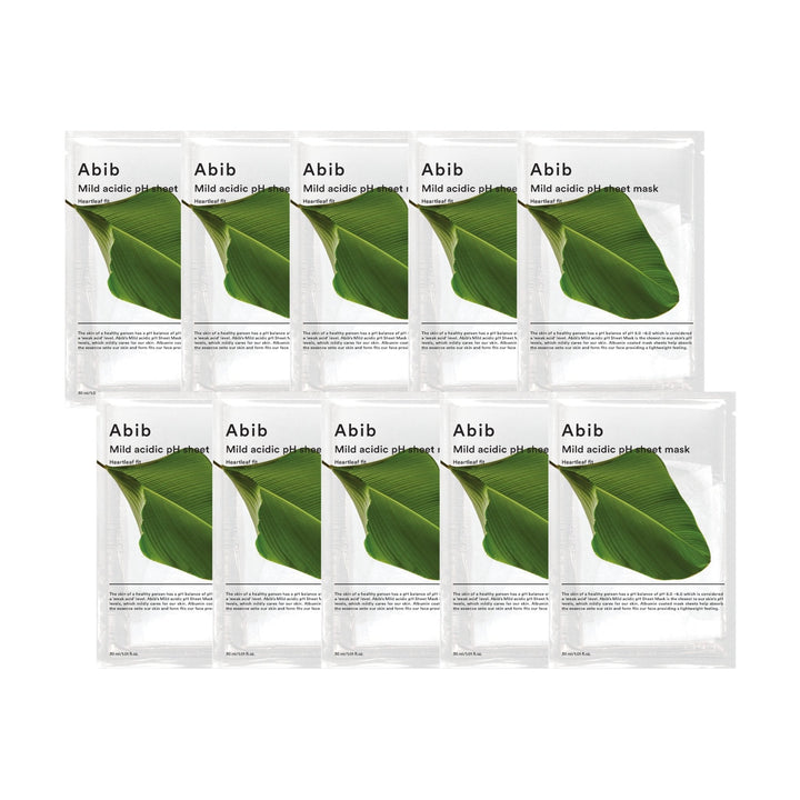 Abib Mild Acidic pH Sheet Mask Set (5 Types) - VeauBeauty
