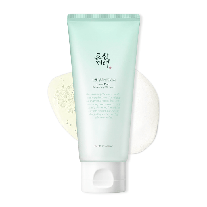 Beauty of Joseon Green Plum Refreshing Cleanser 100ml – Low pH Moisturizing Gel Cleanser for Sensitive Skin - VeauBeauty