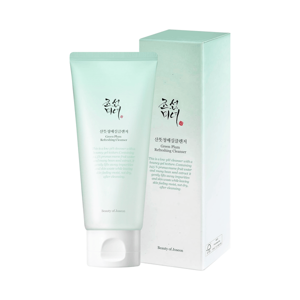 Beauty of Joseon Green Plum Refreshing Cleanser 100ml – Low pH Moisturizing Gel Cleanser for Sensitive Skin - VeauBeauty