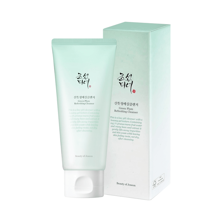 Beauty of Joseon Green Plum Refreshing Cleanser 100ml – Low pH Moisturizing Gel Cleanser for Sensitive Skin - VeauBeauty
