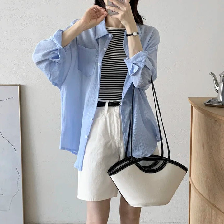 Chic Striped Slim Tank – Women's Youth Fit Summer Top - VeauBeauty