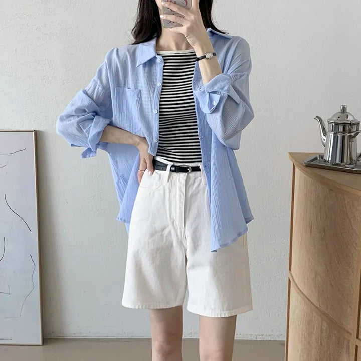 Chic Striped Slim Tank – Women's Youth Fit Summer Top - VeauBeauty