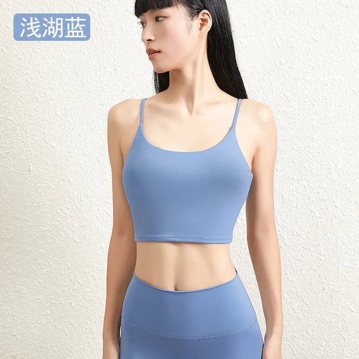 Double - Face Hair Fitness Vest – Chest Pad Strap Tank Top for Girls - VeauBeauty