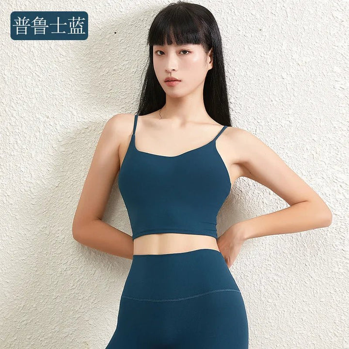 Double - Face Hair Fitness Vest – Chest Pad Strap Tank Top for Girls - VeauBeauty