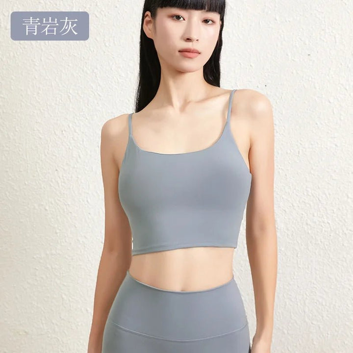 Double - Face Hair Fitness Vest – Chest Pad Strap Tank Top for Girls - VeauBeauty