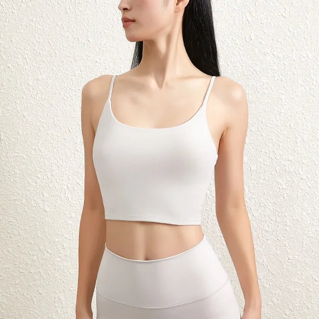 Double - Face Hair Fitness Vest – Chest Pad Strap Tank Top for Girls - VeauBeauty