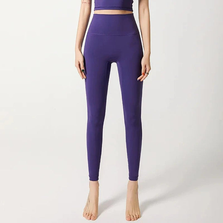 Double - Sided Brushed Sports Casual Women's Fall Running Fitness High - Waisted Yoga Pants Hip Lift - VeauBeauty
