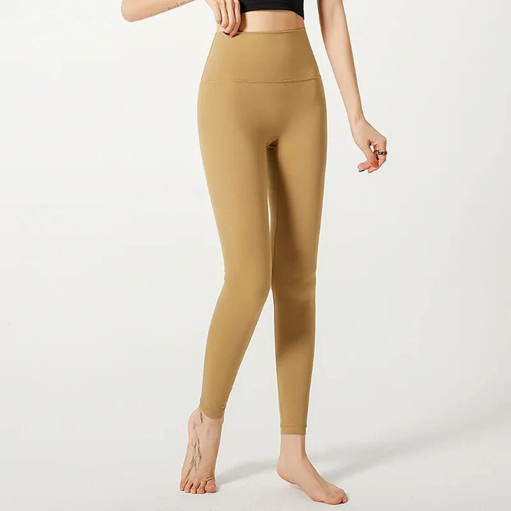 Double - Sided Brushed Sports Casual Women's Fall Running Fitness High - Waisted Yoga Pants Hip Lift - VeauBeauty
