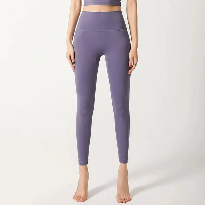 Double - Sided Brushed Sports Casual Women's Fall Running Fitness High - Waisted Yoga Pants Hip Lift - VeauBeauty