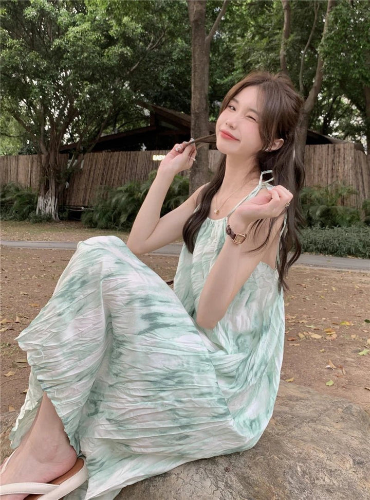 Everyday Suspender Maxi Skirt – Free Size Casual Long Dress for Women - VeauBeauty