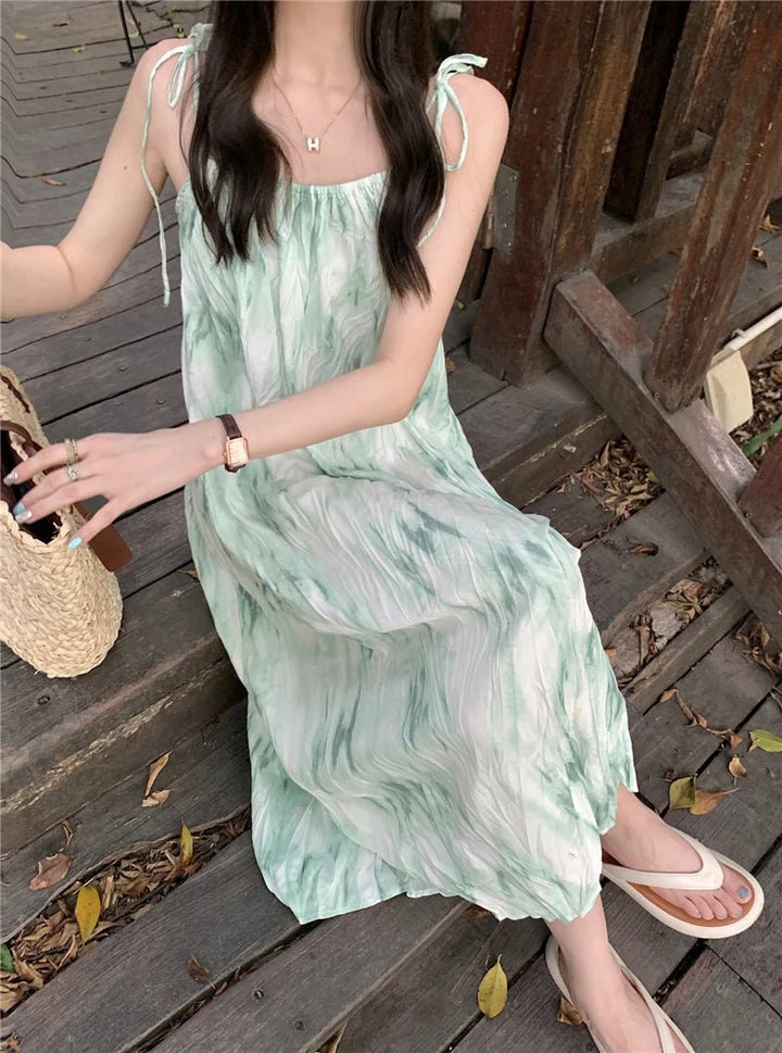 Everyday Suspender Maxi Skirt – Free Size Casual Long Dress for Women - VeauBeauty