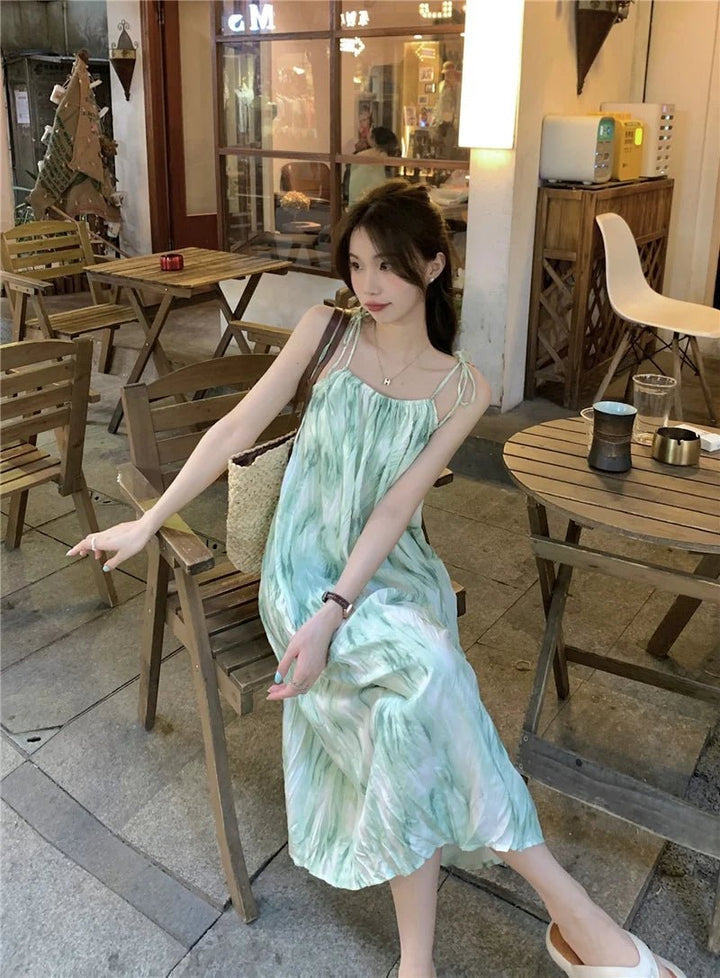 Everyday Suspender Maxi Skirt – Free Size Casual Long Dress for Women - VeauBeauty