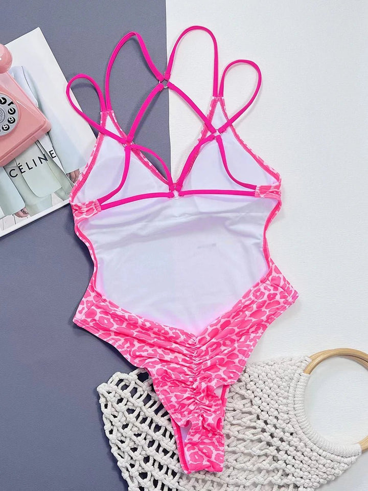 FeralCut Leopard Monokini – 2025 High Cut One - Piece Swimsuit for Women - VeauBeauty