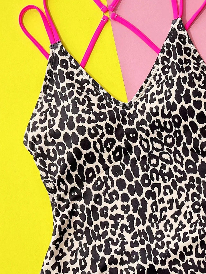 FeralCut Leopard Monokini – 2025 High Cut One - Piece Swimsuit for Women - VeauBeauty