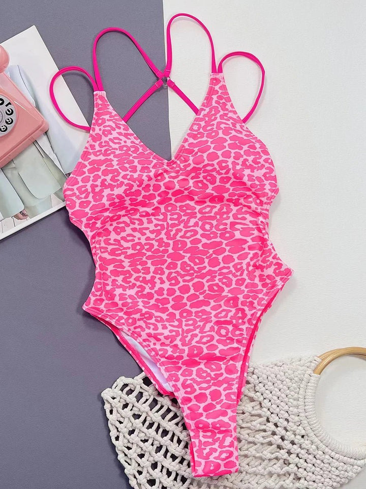 FeralCut Leopard Monokini – 2025 High Cut One - Piece Swimsuit for Women - VeauBeauty