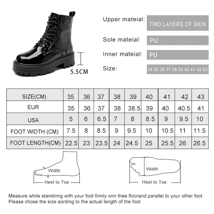 Genuine Leather Marton Boots High Heel Winter Ankle Boots - VeauBeauty