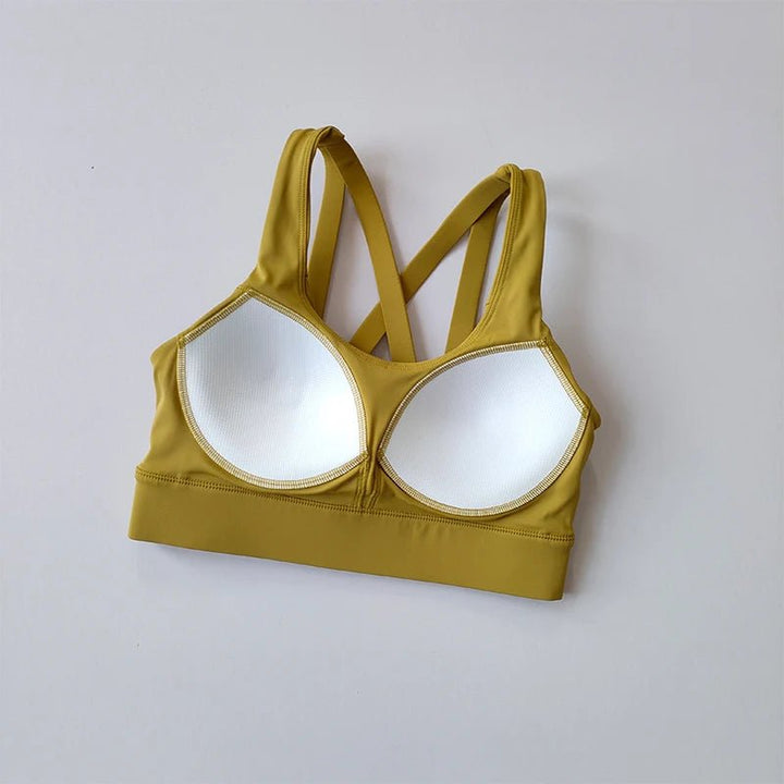High - Intensity Sports Bra – Shockproof Quick - Dry Fitness Running Top - VeauBeauty