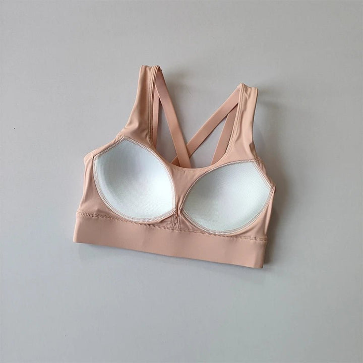 High - Intensity Sports Bra – Shockproof Quick - Dry Fitness Running Top - VeauBeauty