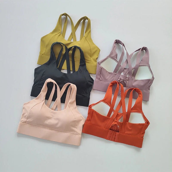 High - Intensity Sports Bra – Shockproof Quick - Dry Fitness Running Top - VeauBeauty