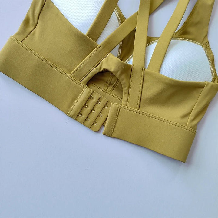 High - Intensity Sports Bra – Shockproof Quick - Dry Fitness Running Top - VeauBeauty