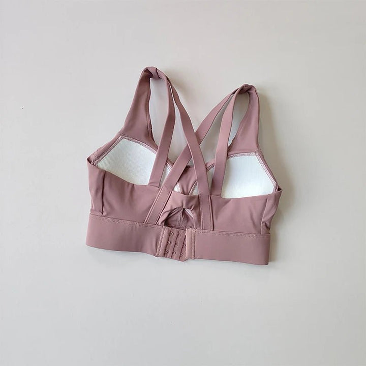High - Intensity Sports Bra – Shockproof Quick - Dry Fitness Running Top - VeauBeauty