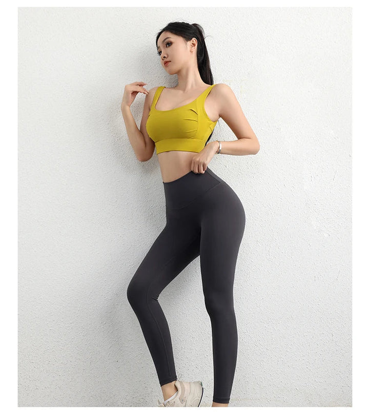 High Support Built - in Bra Crop Top – Women's Sexy Yoga Fitness Bra - VeauBeauty