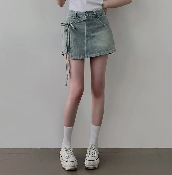 High Waist A - Line Denim Shorts – Women’s Summer Fit Jeans for 18–24 - VeauBeauty