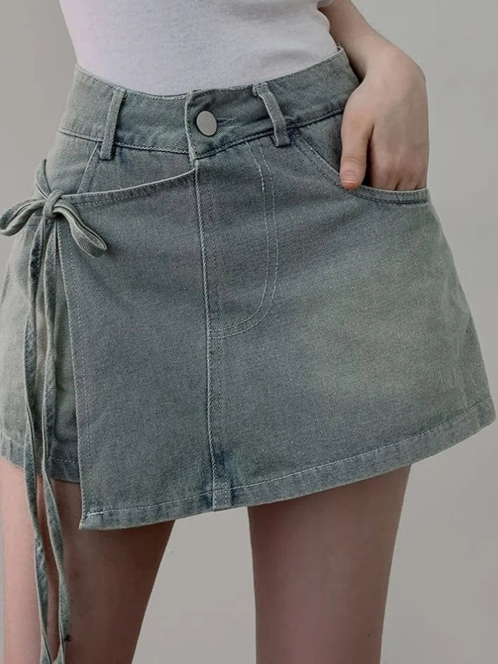 High Waist A - Line Denim Shorts – Women’s Summer Fit Jeans for 18–24 - VeauBeauty