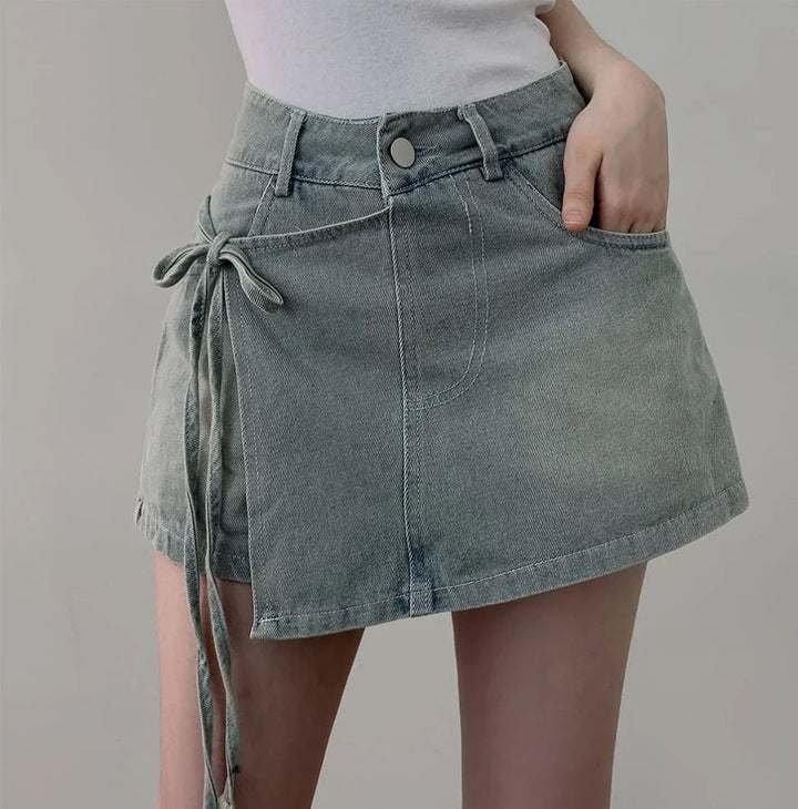 High Waist A - Line Denim Shorts – Women’s Summer Fit Jeans for 18–24 - VeauBeauty