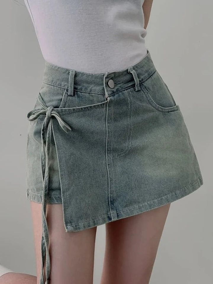 High Waist A - Line Denim Shorts – Women’s Summer Fit Jeans for 18–24 - VeauBeauty