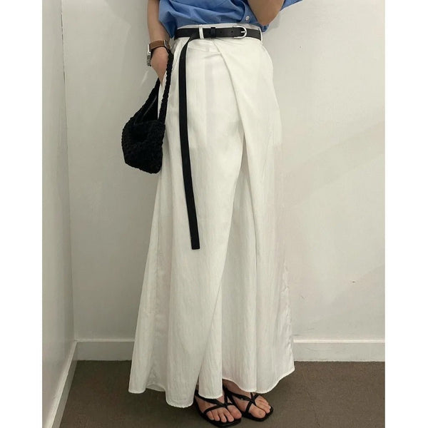 High Waist A - Line Skirt – Knee - Length Polyester Skirt for Women (18–24) - VeauBeauty