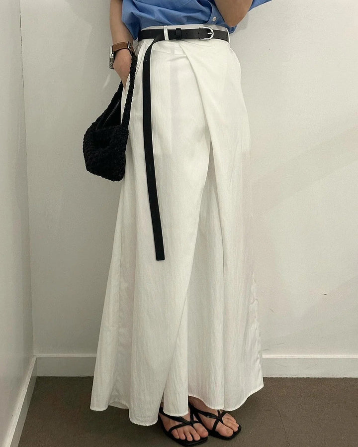 High Waist A - Line Skirt – Knee - Length Polyester Skirt for Women (18–24) - VeauBeauty