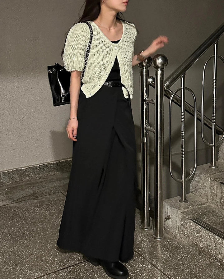 High Waist A - Line Skirt – Knee - Length Polyester Skirt for Women (18–24) - VeauBeauty