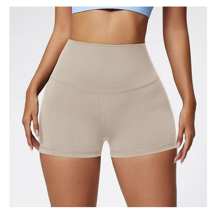 High Waist Hip Lift Yoga Shorts – Women's Cross Back Workout Fitness Biker Shorts - VeauBeauty