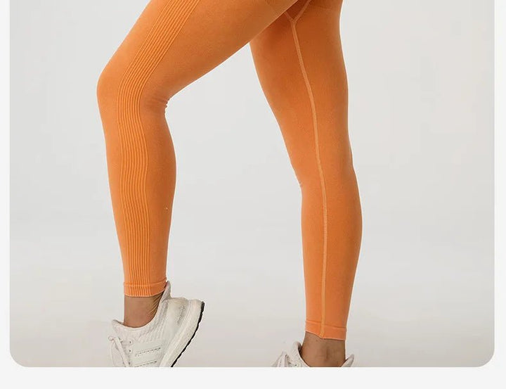 High Waisted Frosted Yoga Pants – Women's Hip Lifting Fitness Leggings 2025 - VeauBeauty