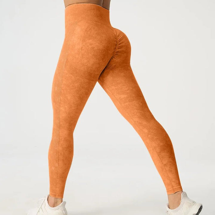 High Waisted Frosted Yoga Pants – Women's Hip Lifting Fitness Leggings 2025 - VeauBeauty