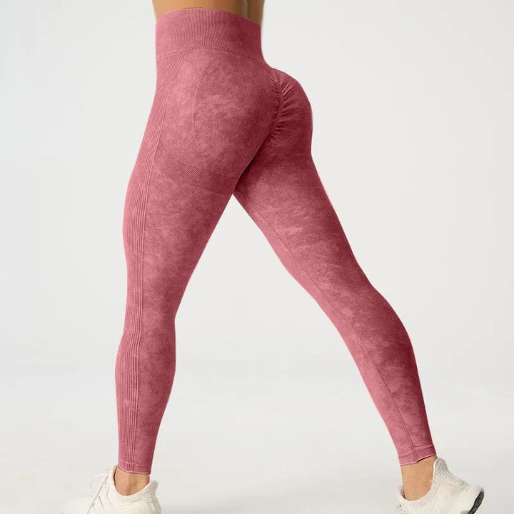 High Waisted Frosted Yoga Pants – Women's Hip Lifting Fitness Leggings 2025 - VeauBeauty