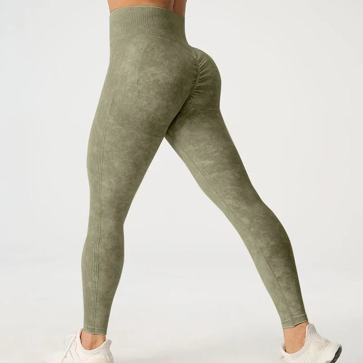 High Waisted Frosted Yoga Pants – Women's Hip Lifting Fitness Leggings 2025 - VeauBeauty