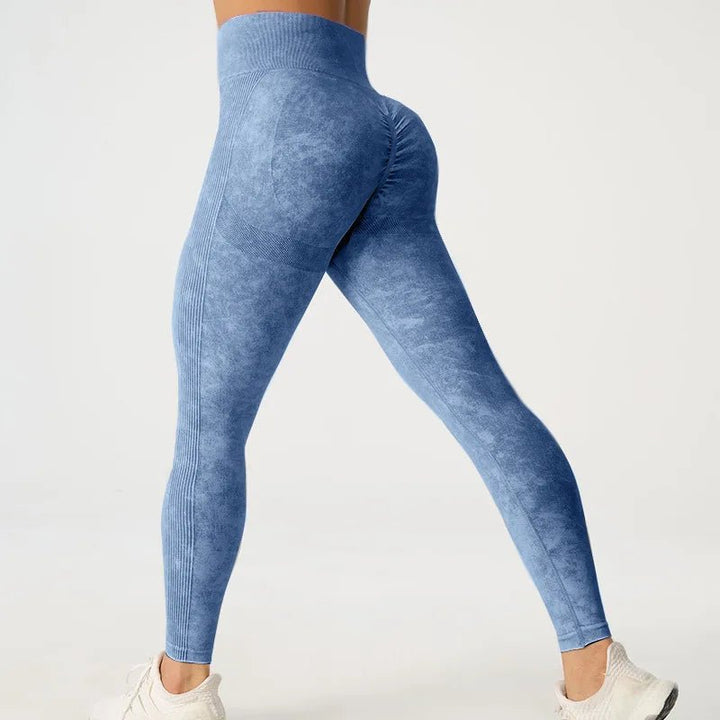 High Waisted Frosted Yoga Pants – Women's Hip Lifting Fitness Leggings 2025 - VeauBeauty