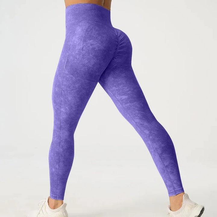 High Waisted Frosted Yoga Pants – Women's Hip Lifting Fitness Leggings 2025 - VeauBeauty