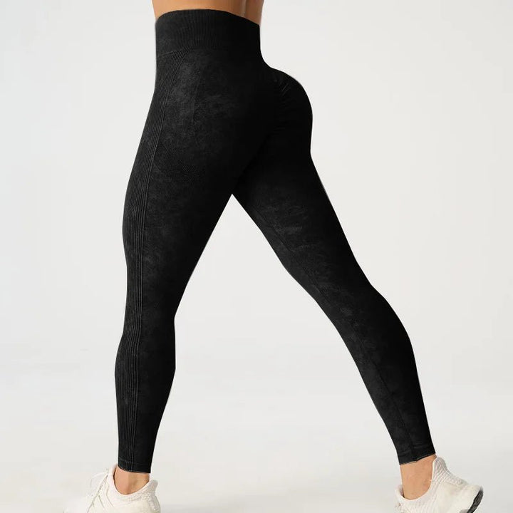 High Waisted Frosted Yoga Pants – Women's Hip Lifting Fitness Leggings 2025 - VeauBeauty