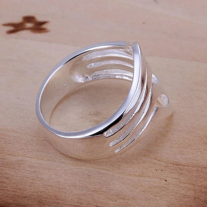 Hot 925 Sterling Silver Ring – Fashionable Valentine Wedding Gift for Women - VeauBeauty