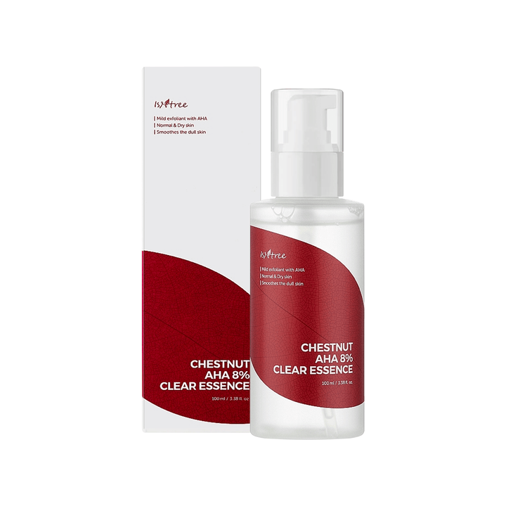 Isntree Chestnut AHA 8% Clear Essence 100ml - VeauBeauty