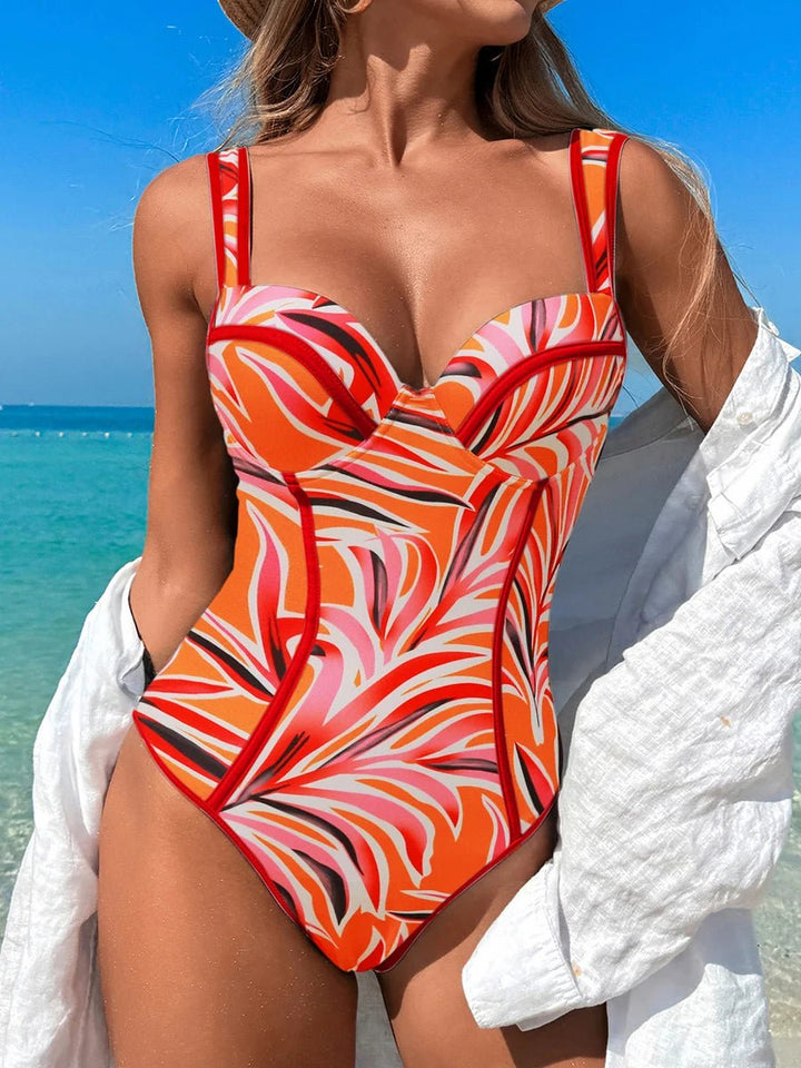 Monochrome Solid One - Piece Swimsuit – Vest - Style Minimal Swimwear for Women 2025 - VeauBeauty