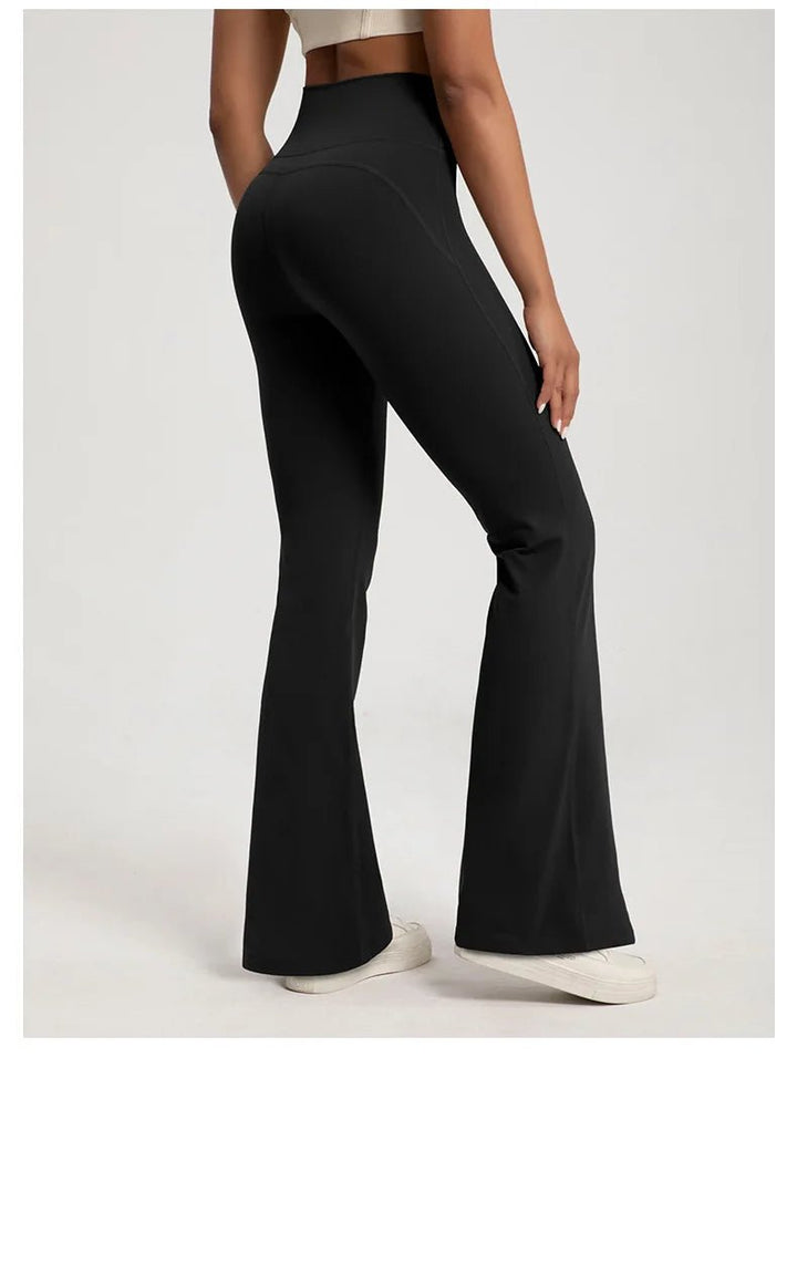 Naked High Waist Flared Fitness Pants – Women's Hip Lifting Yoga Leggings 2025 - VeauBeauty