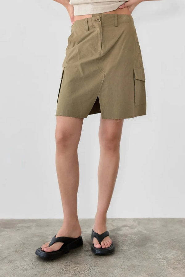 POL Slit Skirt with Pockets - VeauBeauty