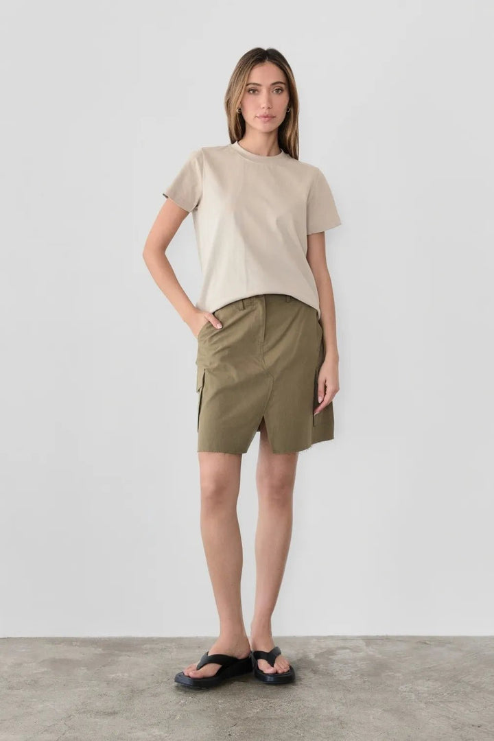 POL Slit Skirt with Pockets - VeauBeauty