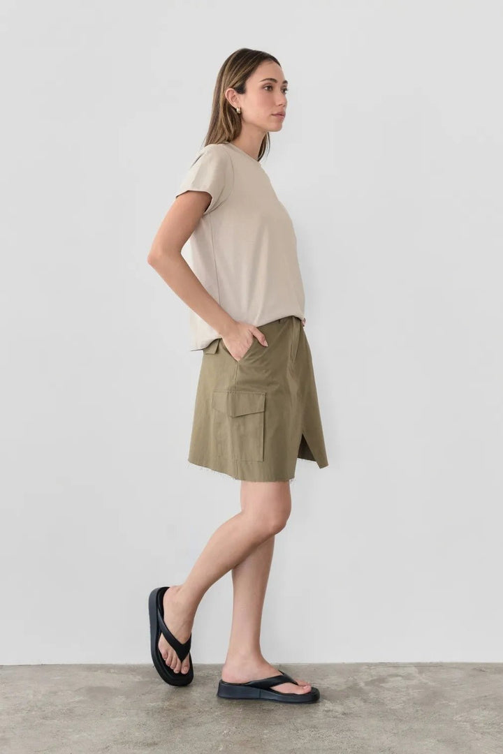 POL Slit Skirt with Pockets - VeauBeauty
